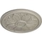 Ekena Millwork Kaya Ceiling Medallion (Fits Canopies up to 5 1/4"), Hand-Painted Pearl White, 23 5/8"OD x 1 1/2"P CM23KAPWS - alternate 3